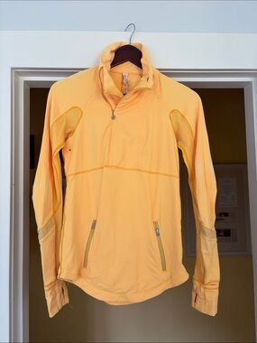Bright Yellow  Half-Zip Athletic Pullover